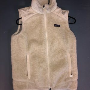 White Patagonia Retro X Deep Pile Fleece Vest